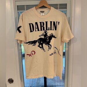 Darling Ivory Horseman Graphic T-Shirt
